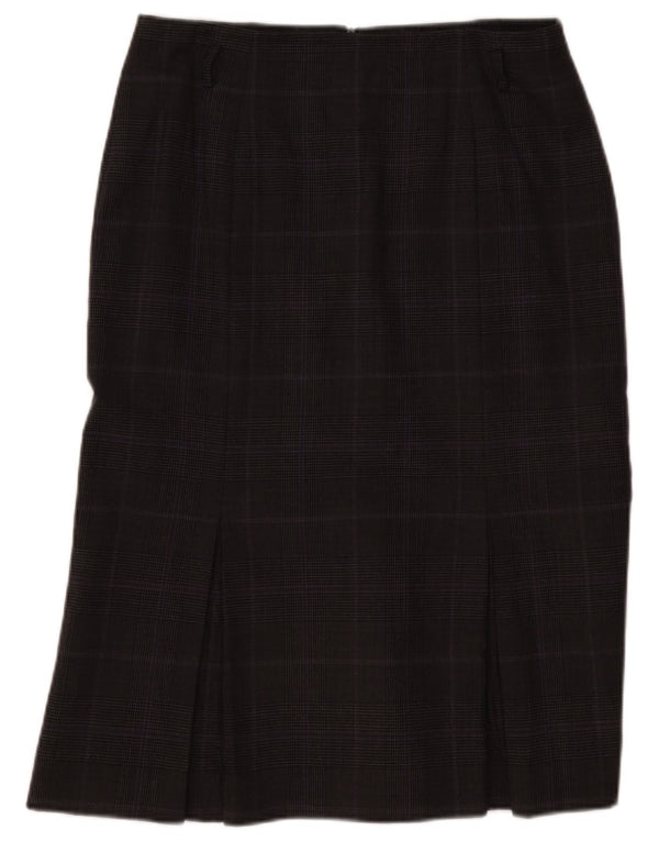 Spódnica damska Hobbs o kroju syreny UK 14, duża, W33, wełniana szara krata