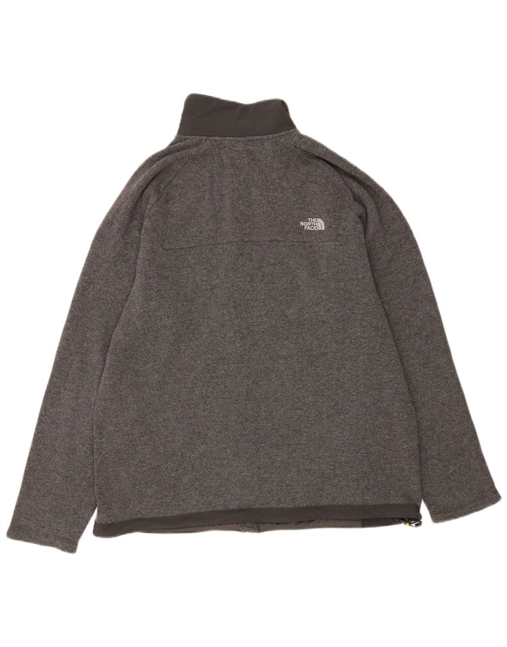Męski sweter rozpinany The North Face XL, szara wełna