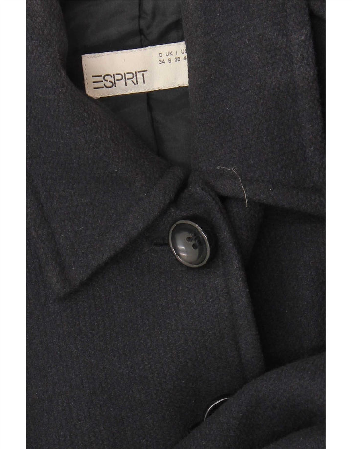 Płaszcz damski Esprit UK 8 Small, granatowy, bawełniany
