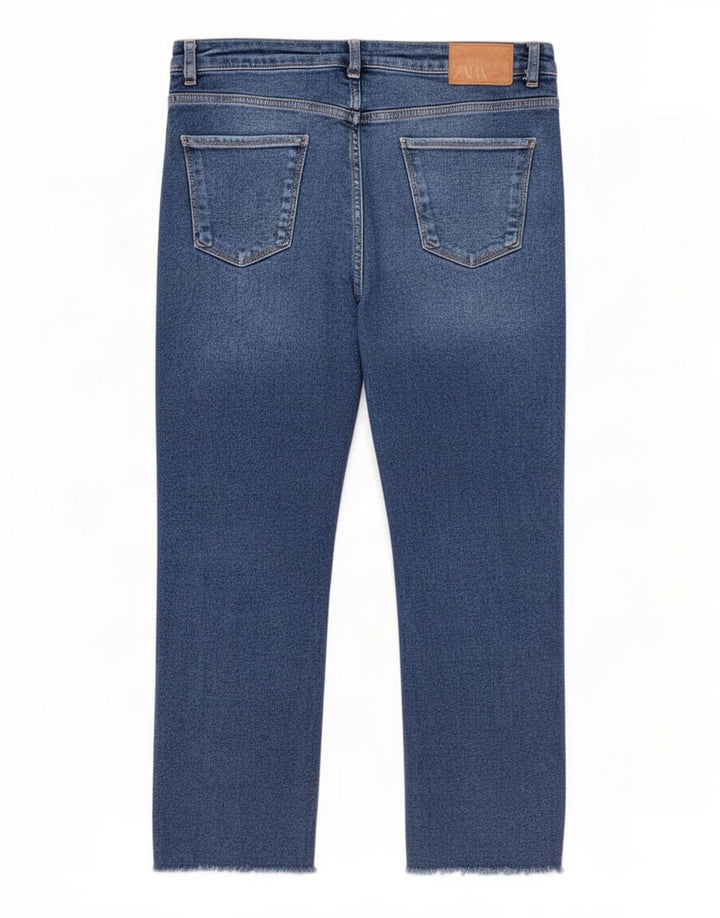 Damskie proste dżinsy Zara EU 40 Medium W30 L26 Niebieskie