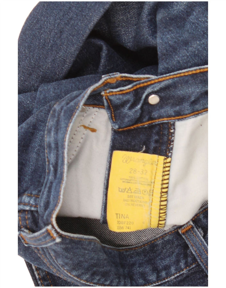 Męskie jeansy Bootcut Wrangler W28 L32, granatowe, bawełniane