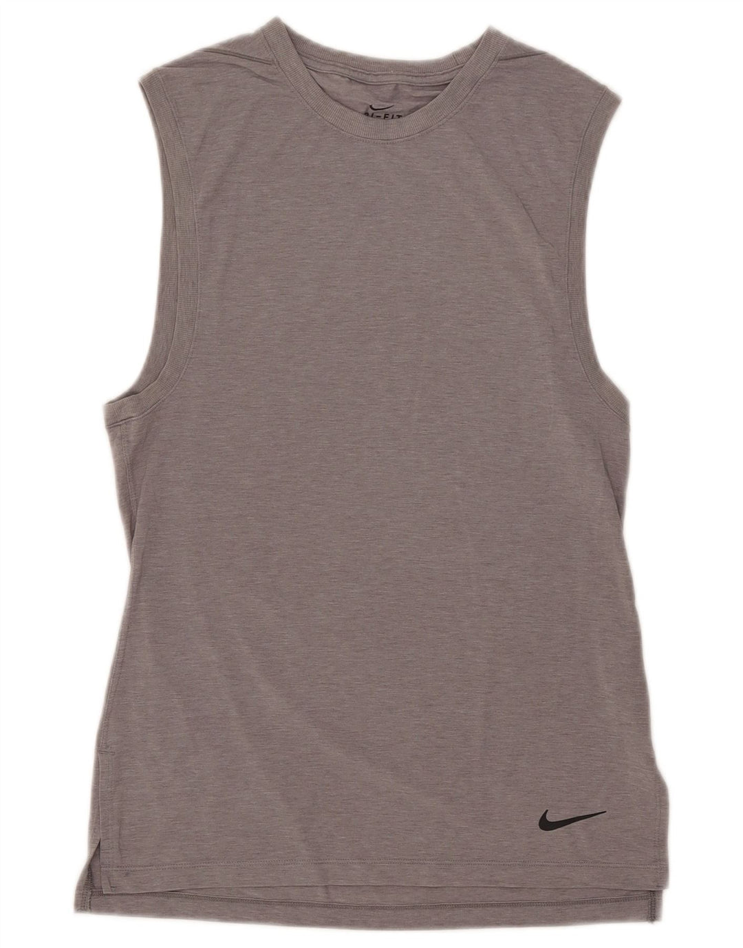 Damska kamizelka Nike Dri Fit Top UK 10, mała, szary poliester