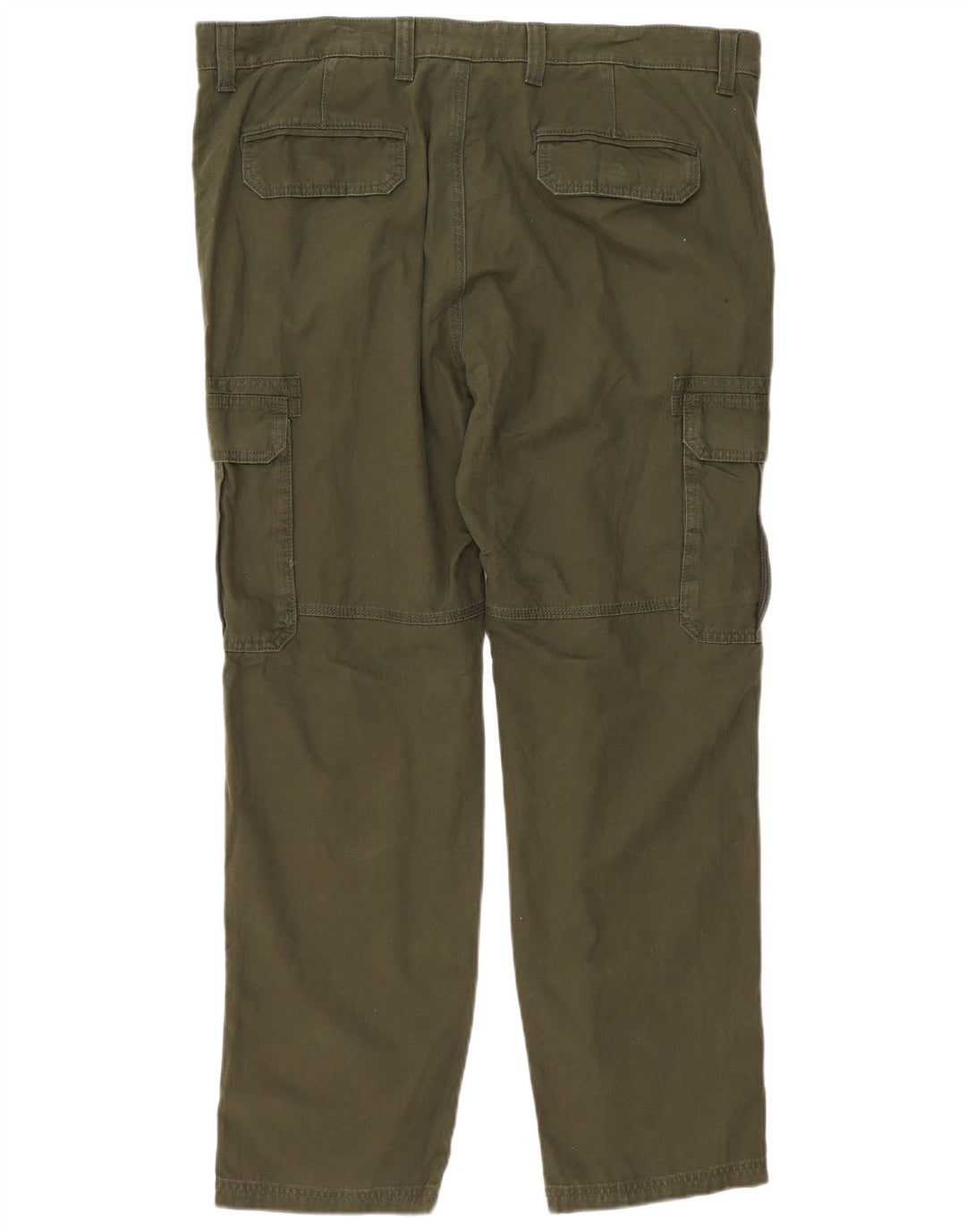 Marks & Spencer Męskie proste spodnie cargo W40 L31, bawełna khaki
