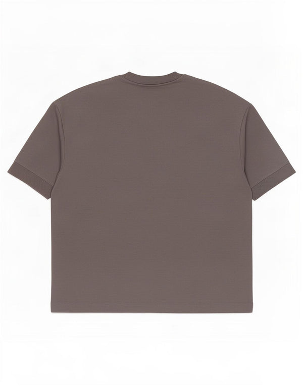 Męski T-shirt Zara, duży, szary, bawełniany