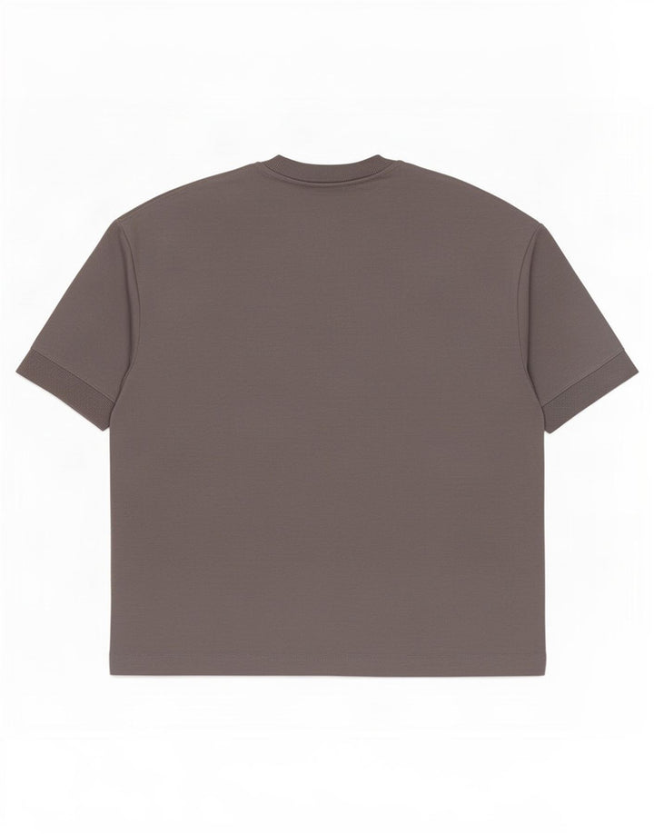 Męski T-shirt Zara, duży, szary, bawełniany
