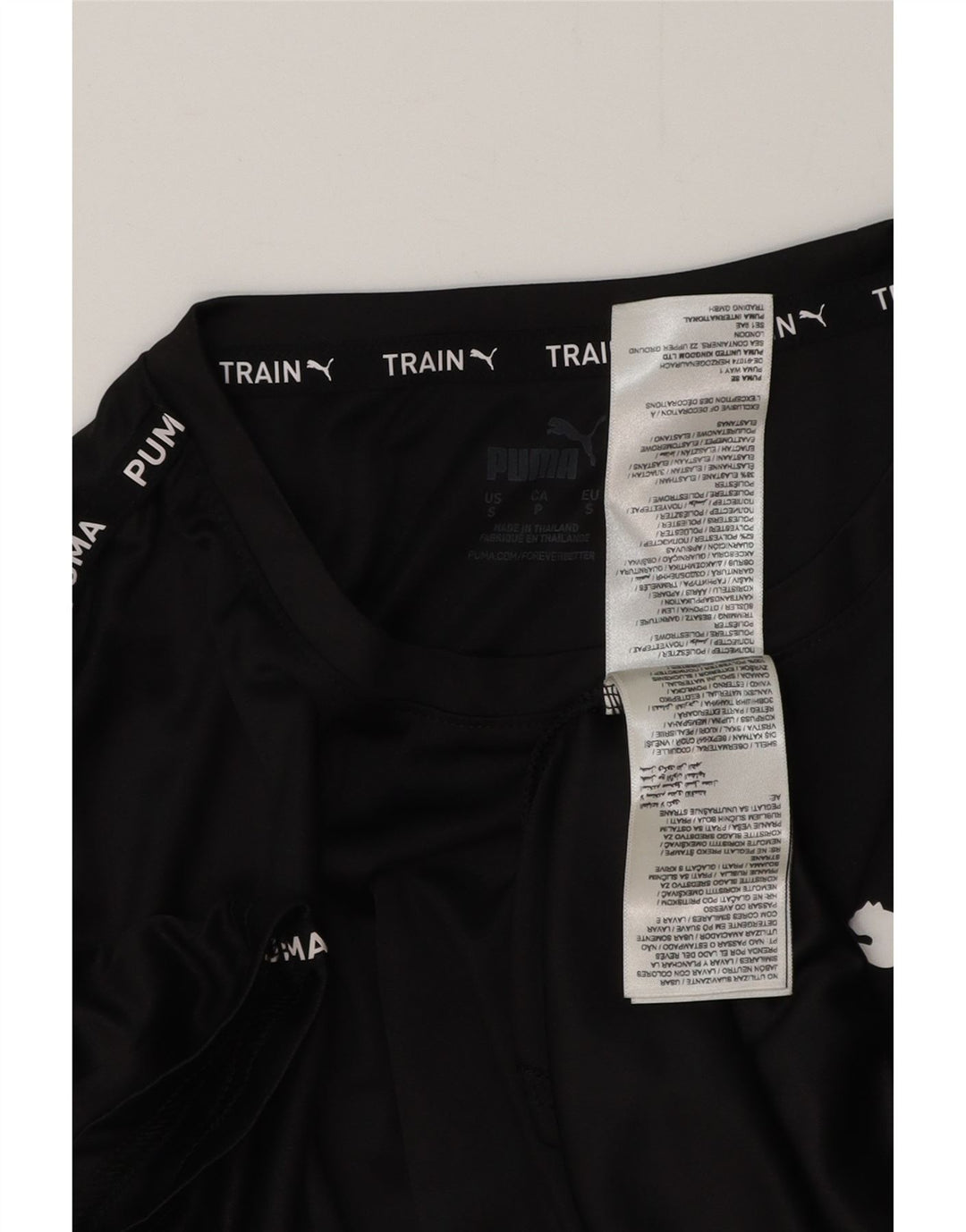 Męski T-shirt z grafiką PUMA, mały, czarny poliester