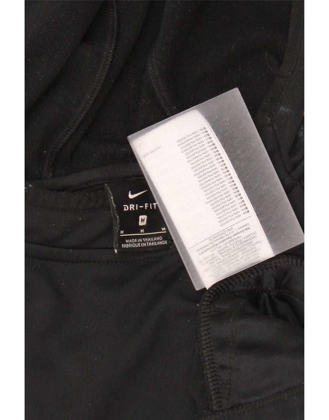 Męski sweter z kapturem Nike Dri Fit, średni czarny poliester