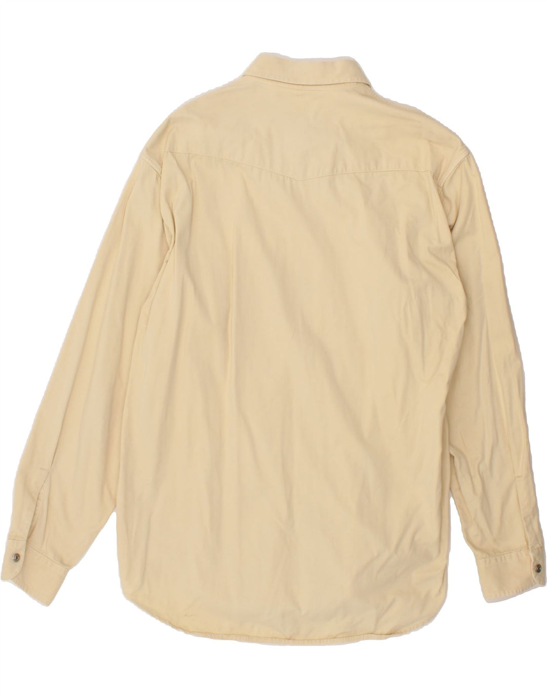 BASE 92 Mens Shirt XL Yellow Cotton Vintage Base 92 and Second-Hand Base 92 from Messina Hembry 