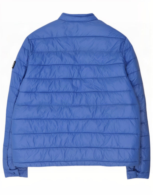 Męska ocieplana kurtka Dkny UK 44 2XL Niebieski nylon