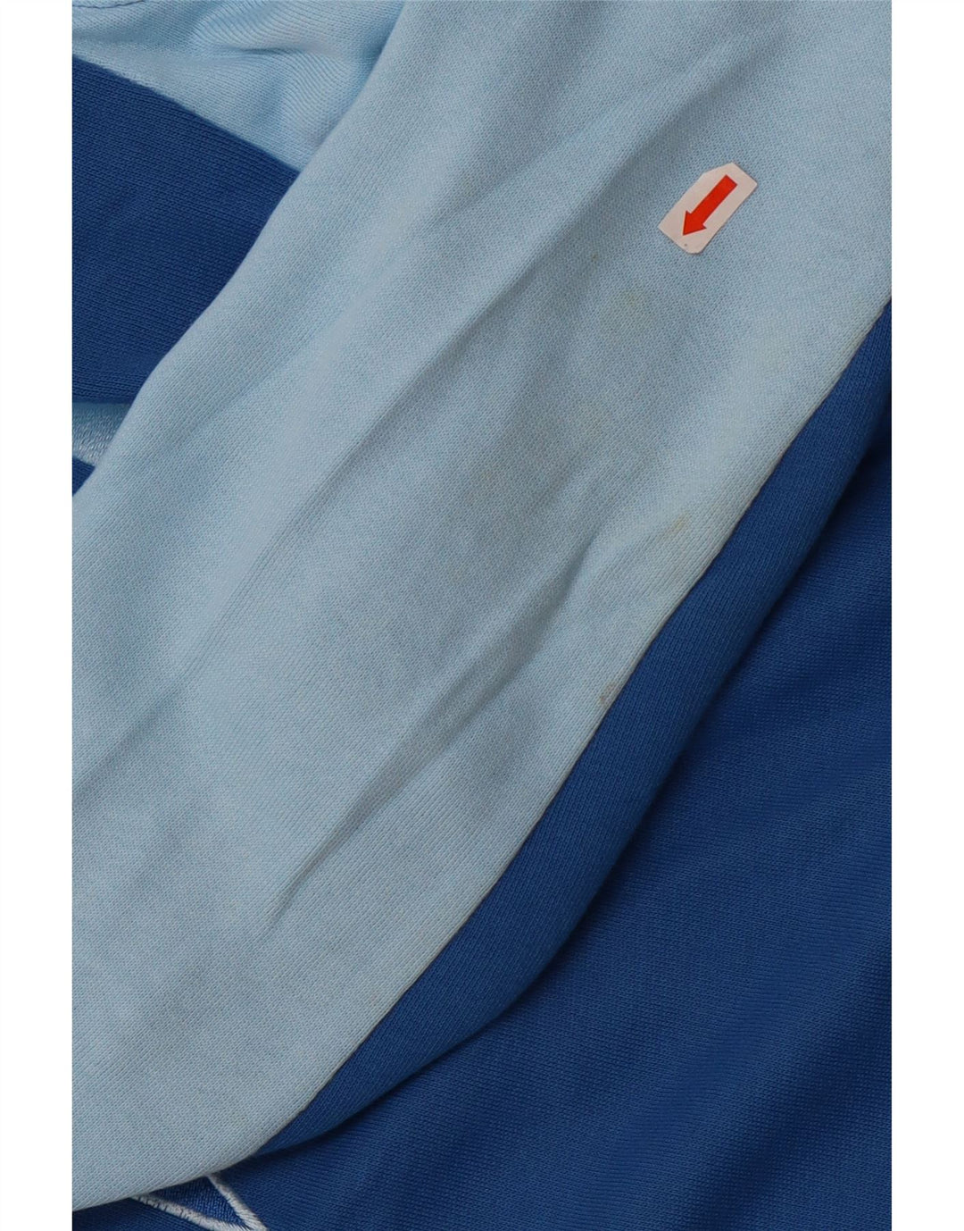 Męska kurtka dresowa Reebok z grafiką, duża, niebieska, bawełniana w bloki kolorów