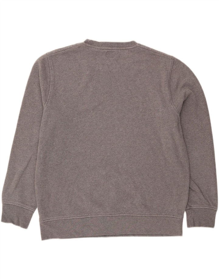 Męski sweter z grafiką Levi's XL, szary, bawełniany