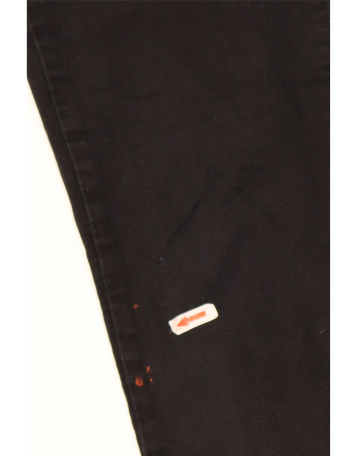Damskie jeansy Levi's 712 Slim W31 L30 Czarna bawełna