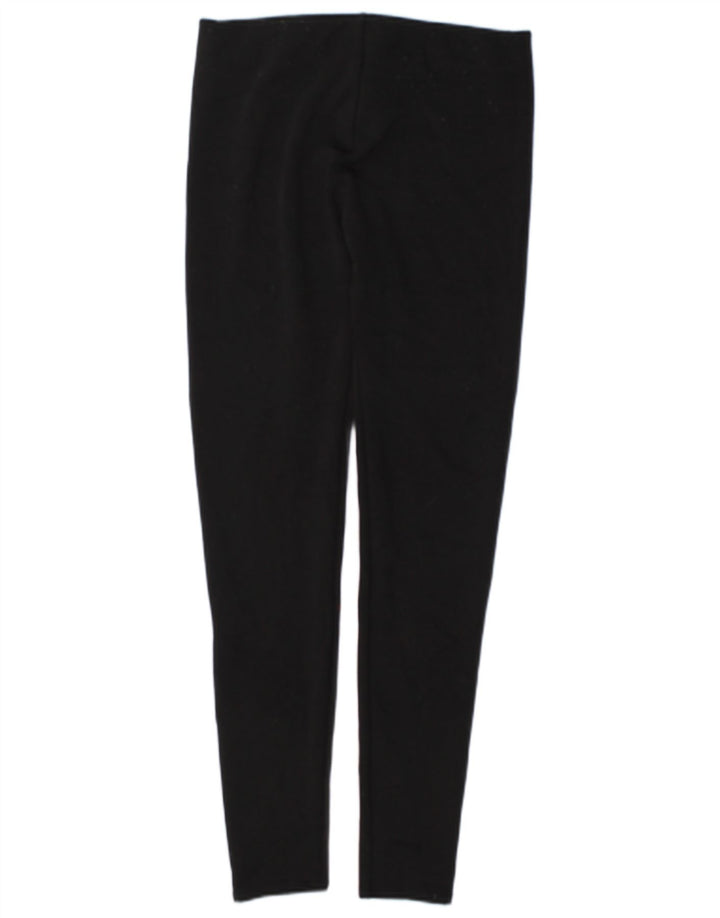 Legginsy damskie Zara UK 14, duże, czarne, poliestrowe