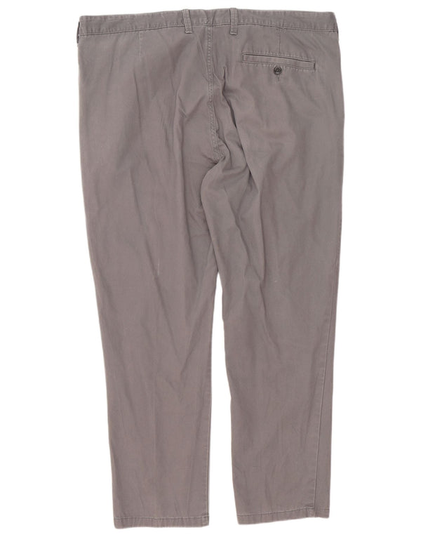 Marks & Spencer Męskie zwężane spodnie Chino W40 L29 Szara bawełna