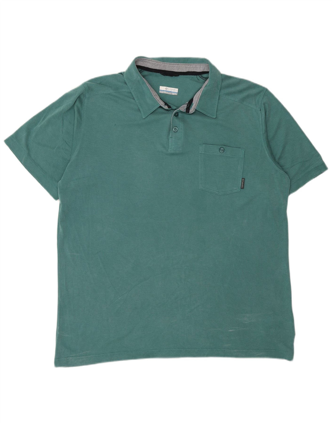 Męska koszulka polo Columbia XL w kolorze zielonym z modalu