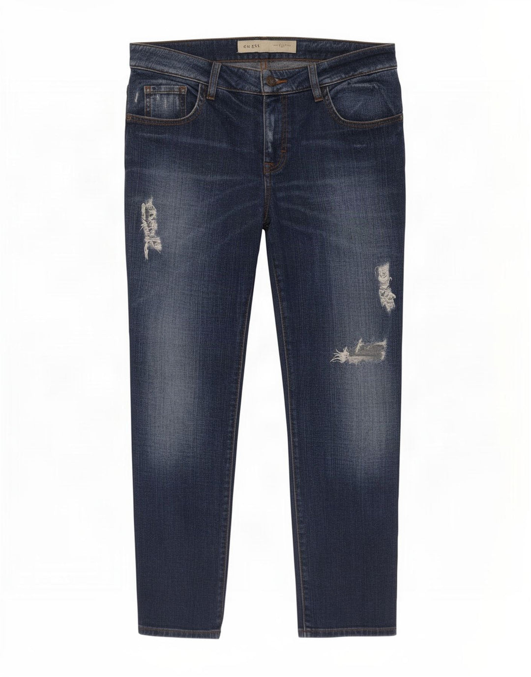 Męskie jeansy Guess w trudnej sytuacji W27 L28 niebieskie