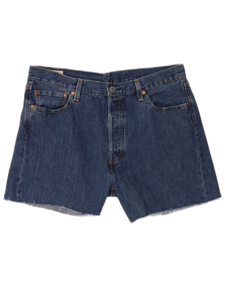 Męskie spodenki jeansowe Levi's 501 W36, duże, niebieskie, bawełniane