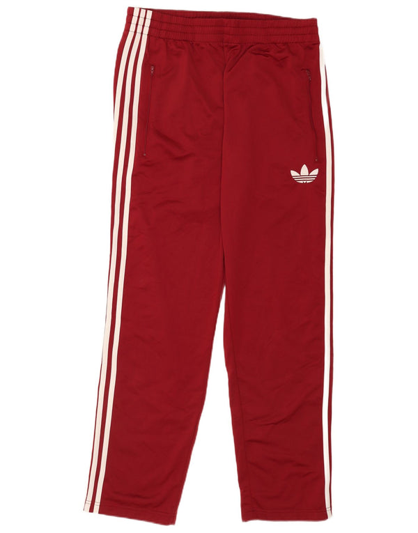 Męskie spodnie dresowe Adidas, duże, bordowe, z poliestru