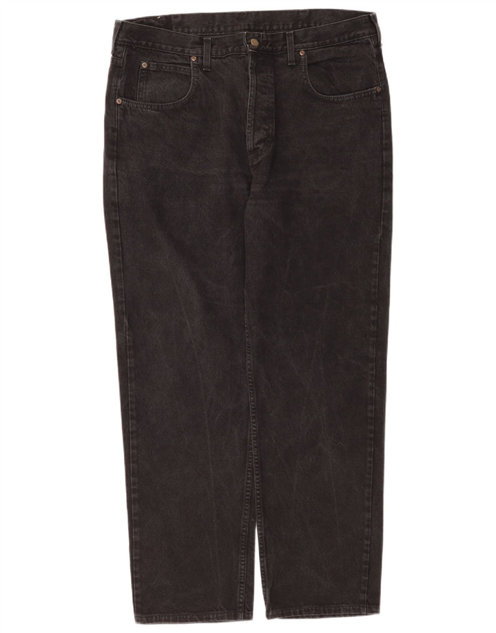 Męskie jeansy Lee Chicago Straight W40 L34, czarne, bawełniane