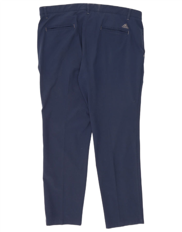 Spodnie męskie Adidas Slim Chino W38 L30 Granatowy poliester