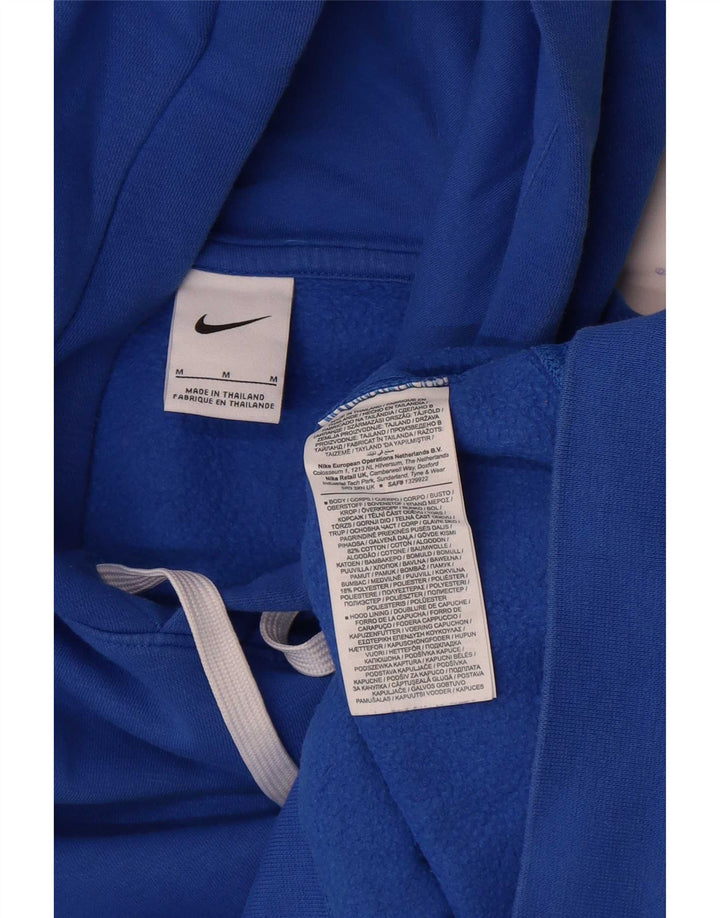 Męski sweter z kapturem Nike Graphic, średni niebieski, bawełniany
