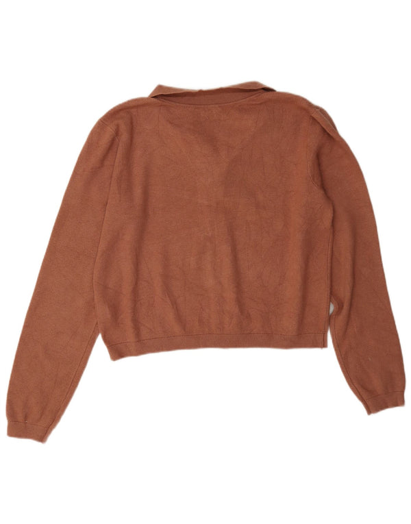 Sweter dziewczęcy Marks & Spencer Crop Cardigan 14-15 lat Brązowy Wiskoza