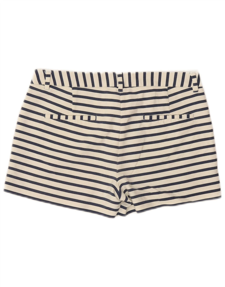 Damskie spodenki chino Zara, małe W26, bawełniane w białe paski