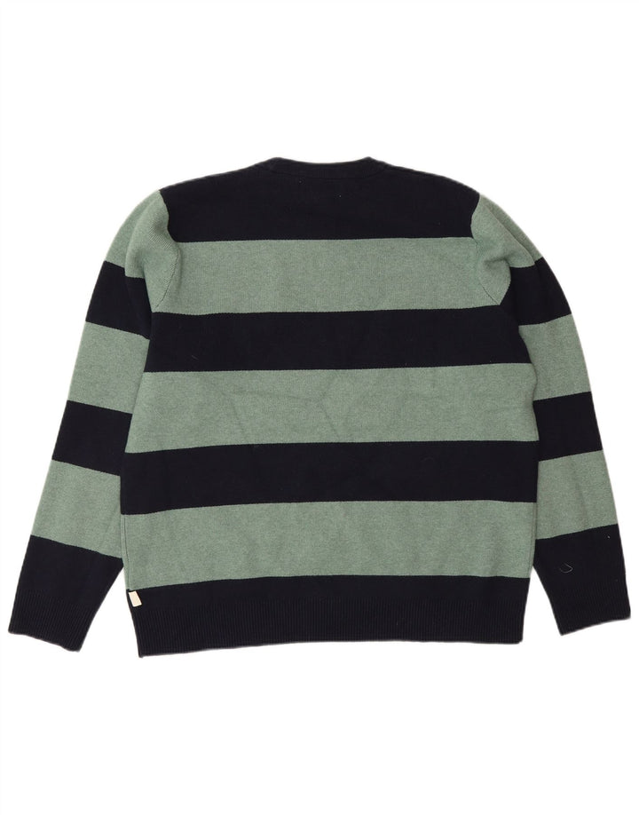 Sweter damski Marks & Spencer z okrągłym dekoltem, UK 16, duży, granatowy