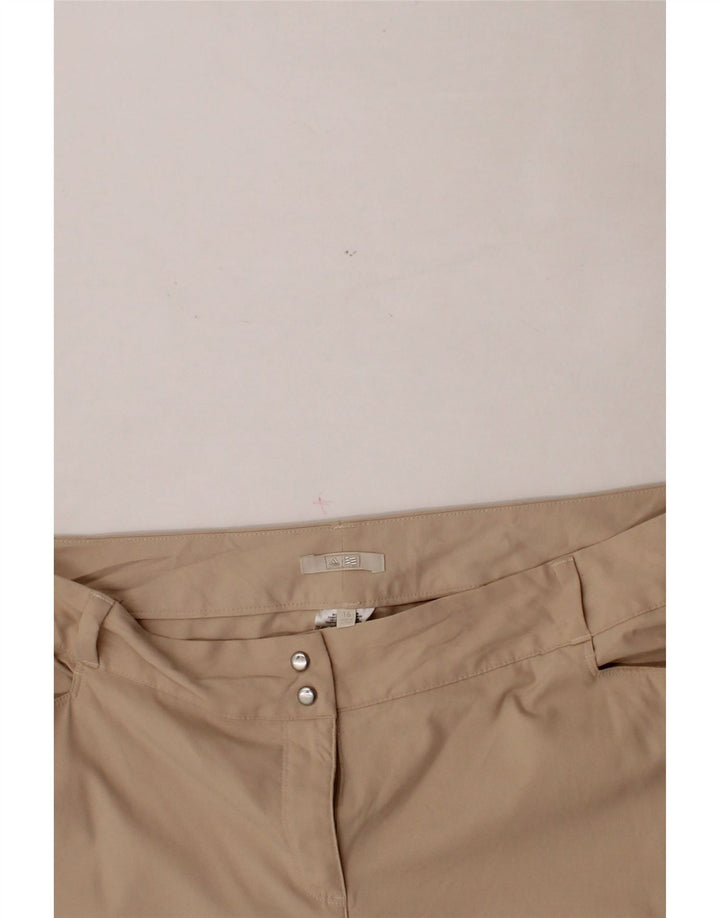 ADIDAS Womens Casual Shorts US 16 2XL W38  Beige Polyester Vintage Adidas and Second-Hand Adidas from Messina Hembry 