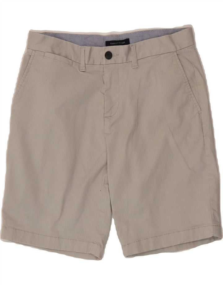 TOMMY HILFIGER Mens Chino Shorts W31 Medium  Grey Cotton Vintage Tommy Hilfiger and Second-Hand Tommy Hilfiger from Messina Hembry 