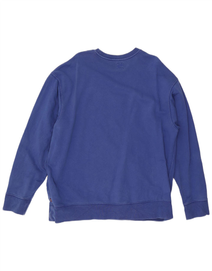 Męska bluza Levi's o swobodnym kroju z grafiką XL, niebieska, bawełniana