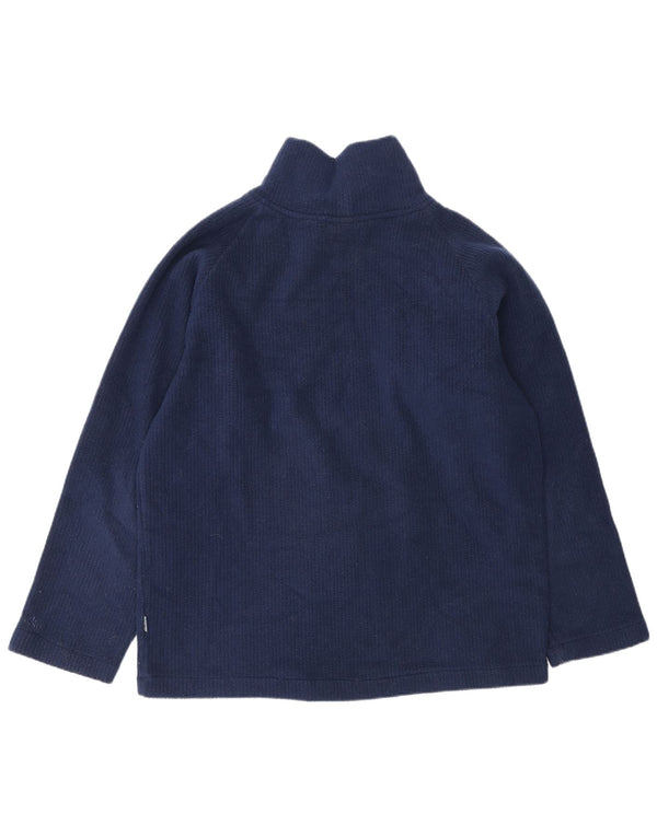 Damski sweter oversize Ellesse z polaru UK 16, duży granatowy poliester