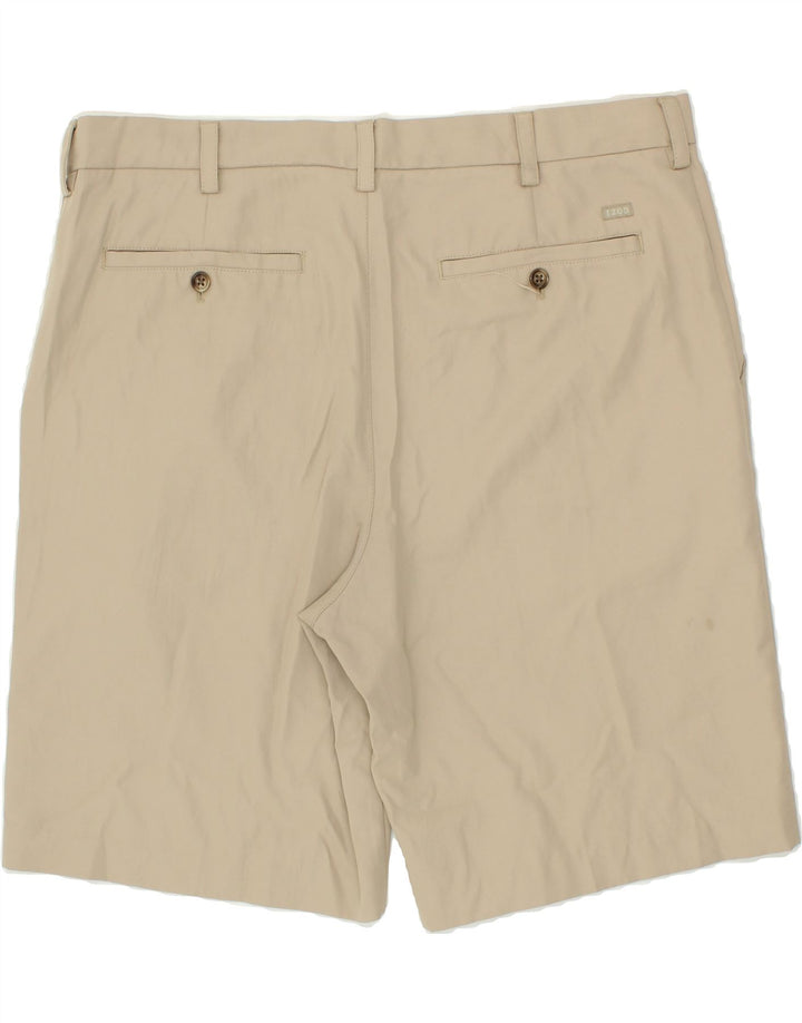 IZOD Mens Chino Shorts W38 XL Beige Polyester Vintage Izod and Second-Hand Izod from Messina Hembry 