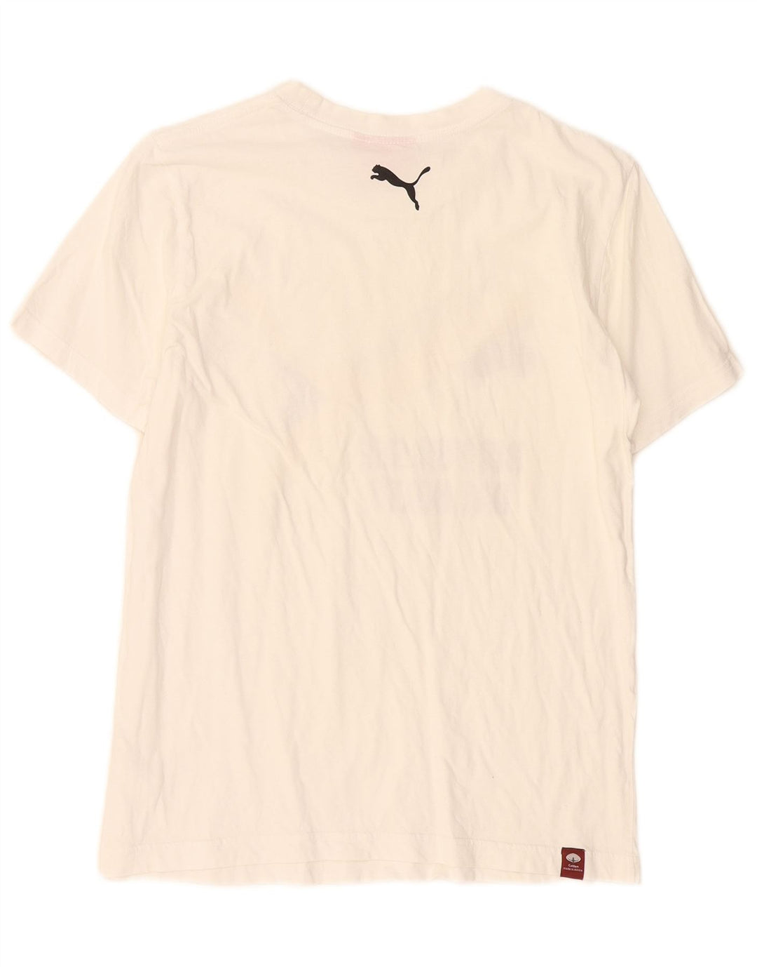 Męska koszulka z grafiką Puma, mała, biała