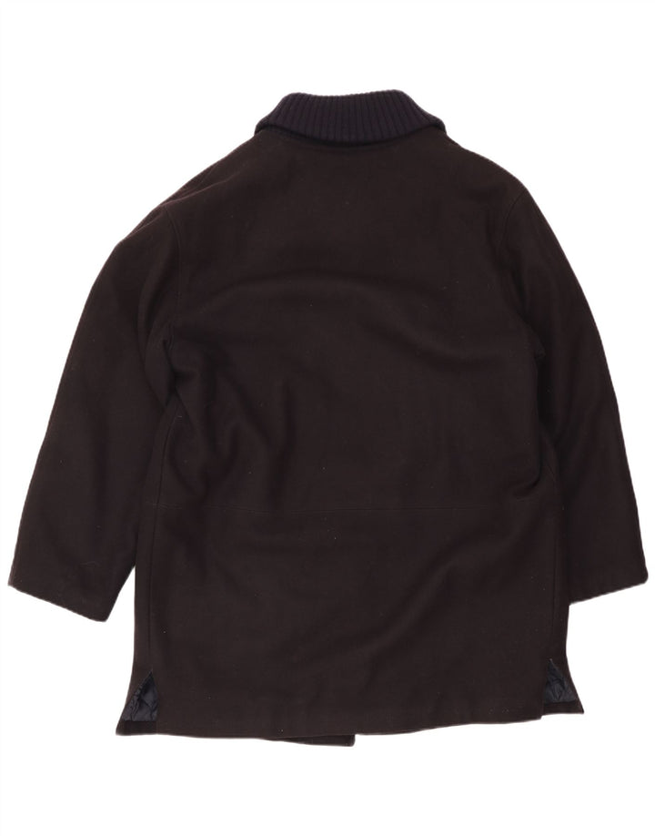 Płaszcz męski Vintage UK 42 XL Czarna wiskoza