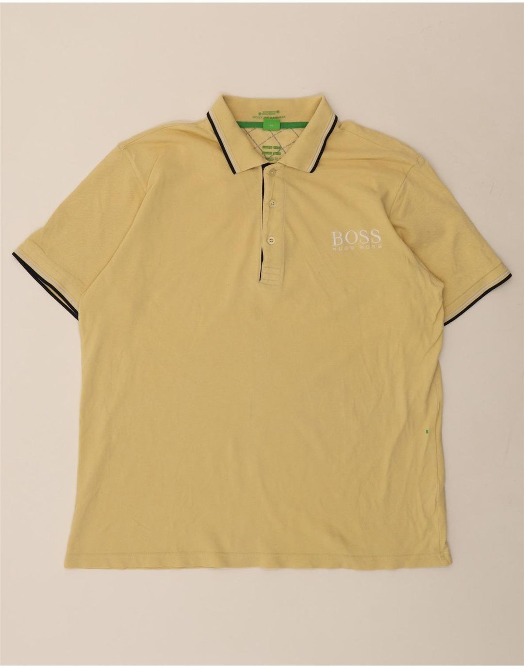 Męska koszulka polo HUGO BOSS 2XL żółta