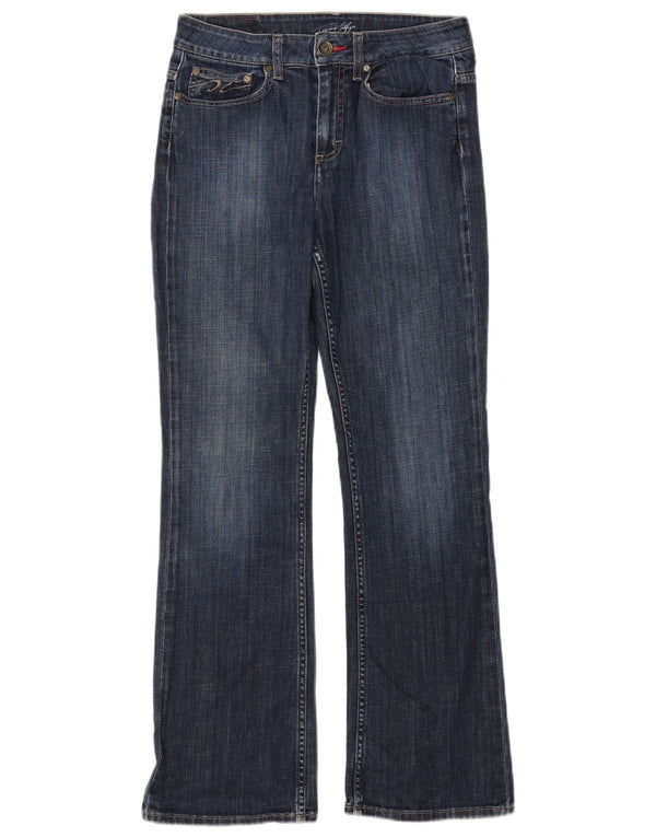 Damskie jeansy Bootcut TOMMY HILFIGER W27 L30 Granatowe, bawełniane