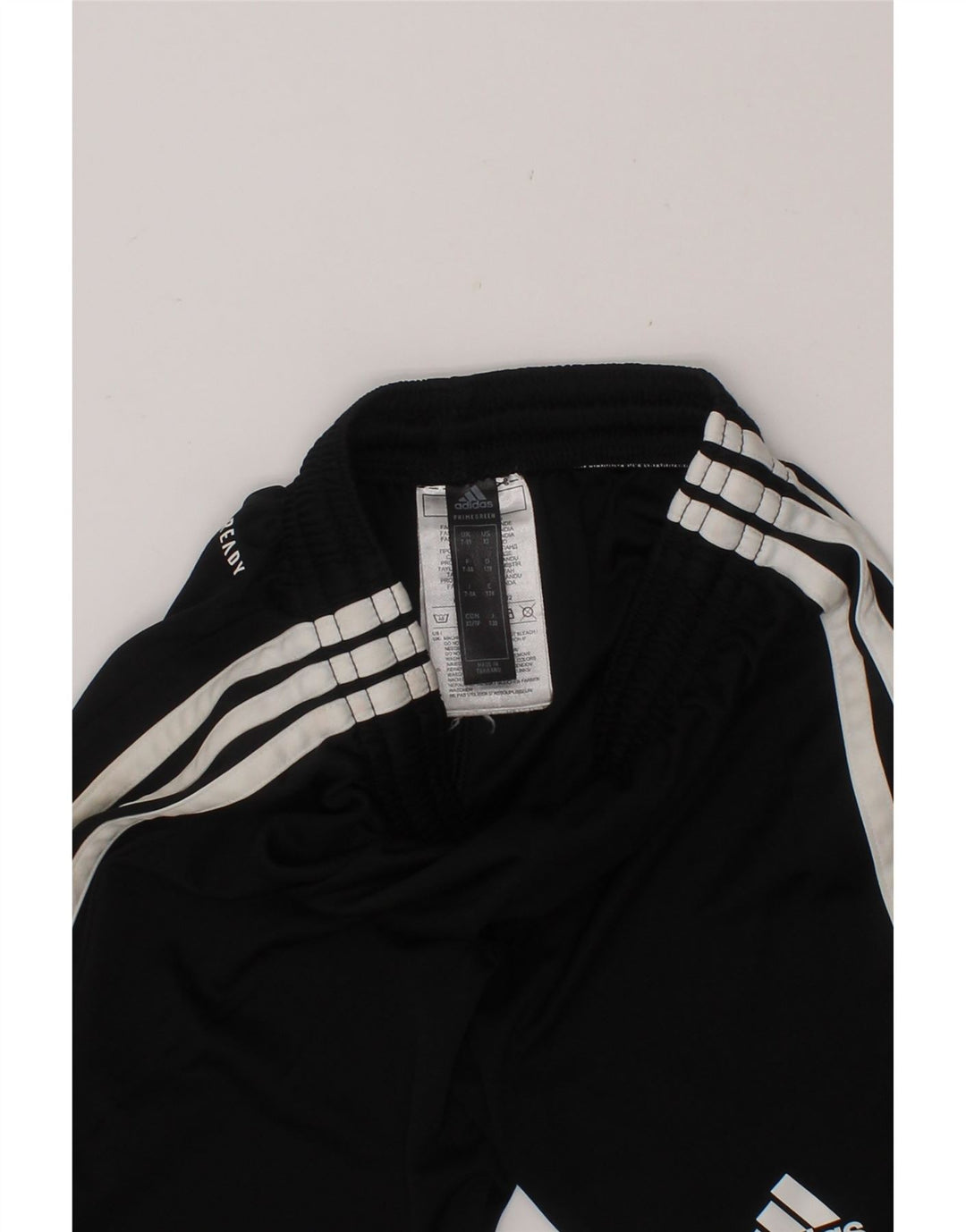 ADIDAS Boys Aeroready Sport Shorts 7-8 Years Black Polyester Vintage Adidas and Second-Hand Adidas from Messina Hembry 