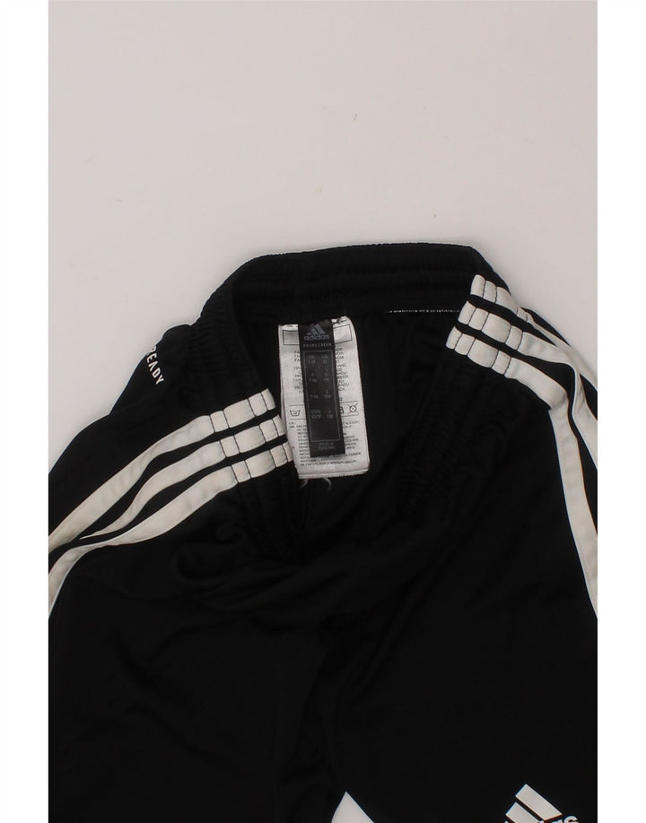 ADIDAS Boys Aeroready Sport Shorts 7-8 Years Black Polyester Vintage Adidas and Second-Hand Adidas from Messina Hembry 