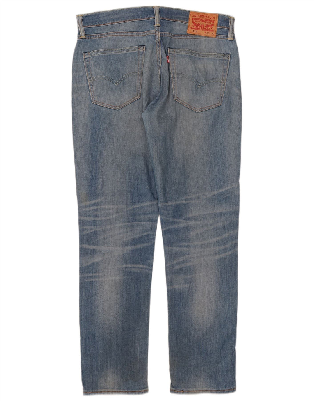 Męskie jeansy Levi's 511 Slim W32 L30 Niebieska bawełna