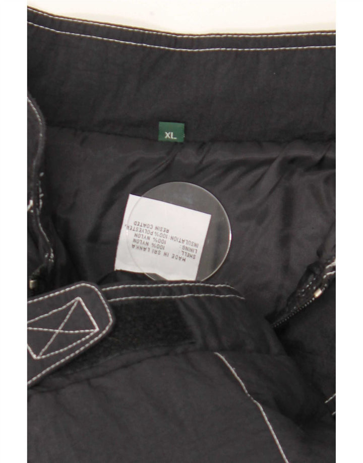 Męska kurtka wyścigowa Formuły 1 z grafiką UK 42 XL, nylon w czarną kratkę