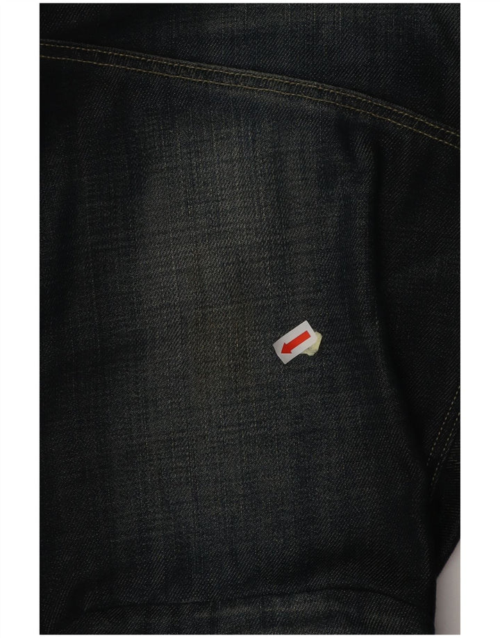 G-STAR Męskie ogrodniczki 3301 Proste dżinsy W31 L32 Niebieska bawełna