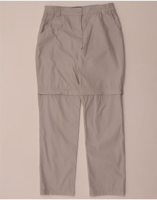Spodnie damskie Mountain Warehouse Straight Chino UK 10 Small W30 L31 Szare