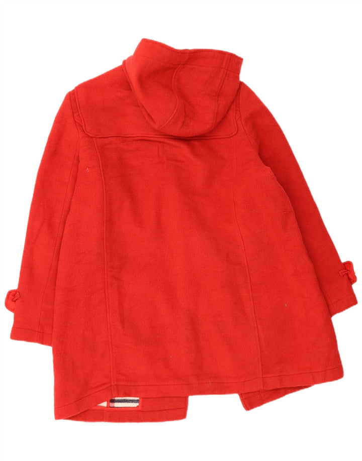 Marks & Spencer Damski płaszcz oversize z kapturem i kapturem UK 18 XL Czerwony Poliester