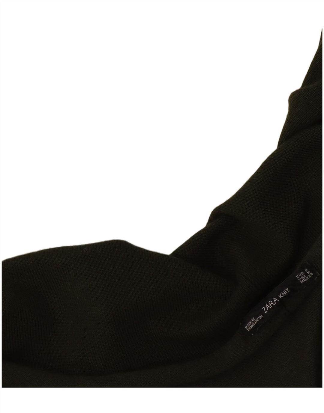 Damski, oversize'owy, długi, otwarty sweter rozpinany Zara UK 14, średni khaki