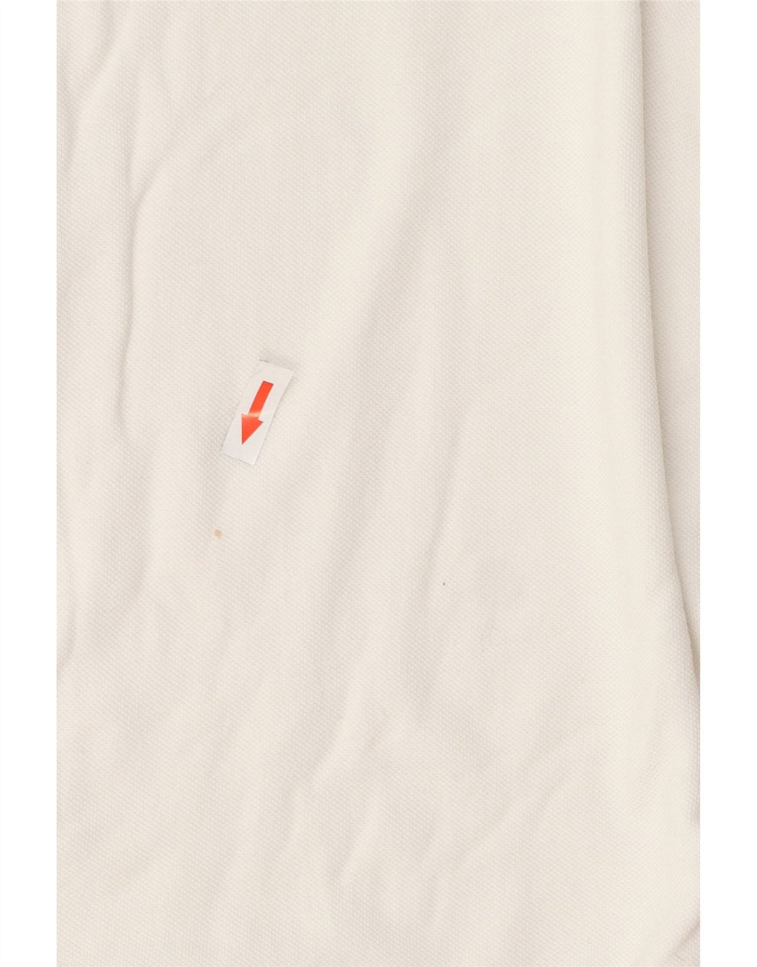 Crew Clothing Męska koszulka polo Średnia biała bawełna