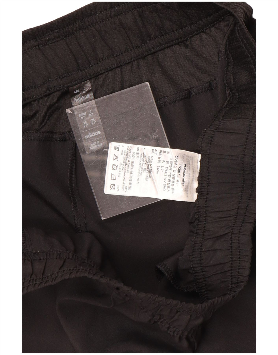 Męskie spodenki sportowe Adidas Aeroready, duże, czarne, poliestrowe