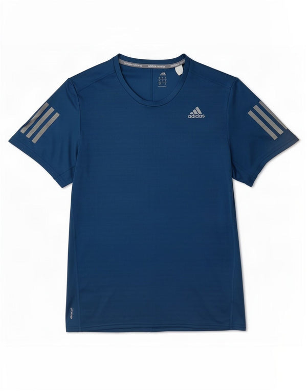 Adidas Mens Climacool T-Shirt Top Small Blue Polyester