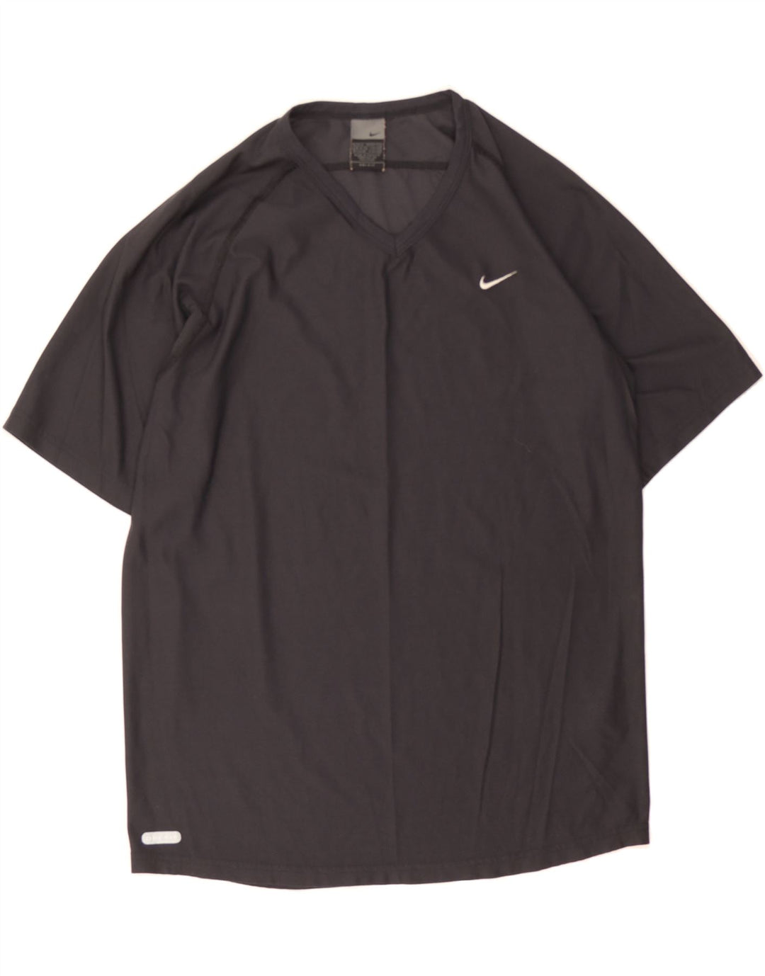 NIKE Mens Dri Fit T-Shirt Top UK 36/38 Small Black Polyester Vintage Nike and Second-Hand Nike from Messina Hembry 