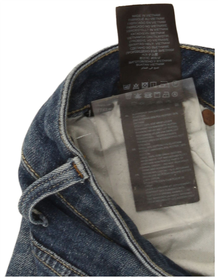 Damskie jeansy slim G-Star W30 L27 Niebieskie bawełniane